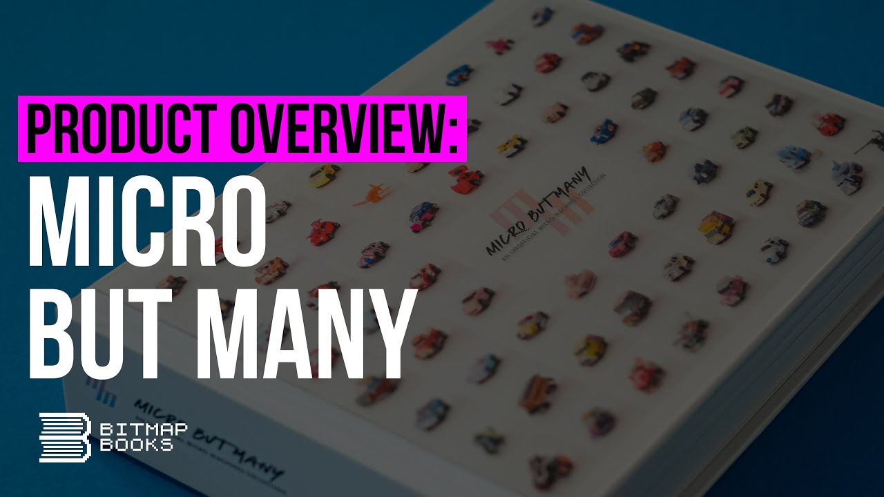 Product overview: Micro but Many: an unofficial Micro Machines collection ​| Bitmap Book