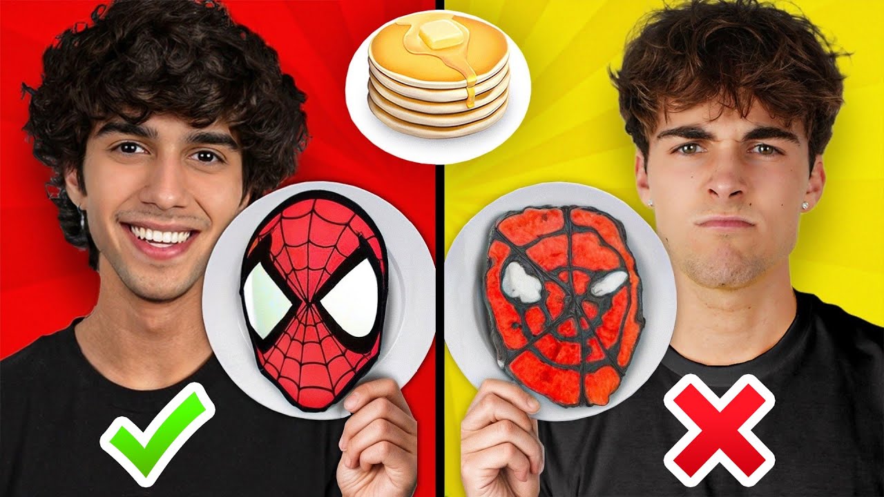 PANCAKE ART CHALLENGE vs. Shady