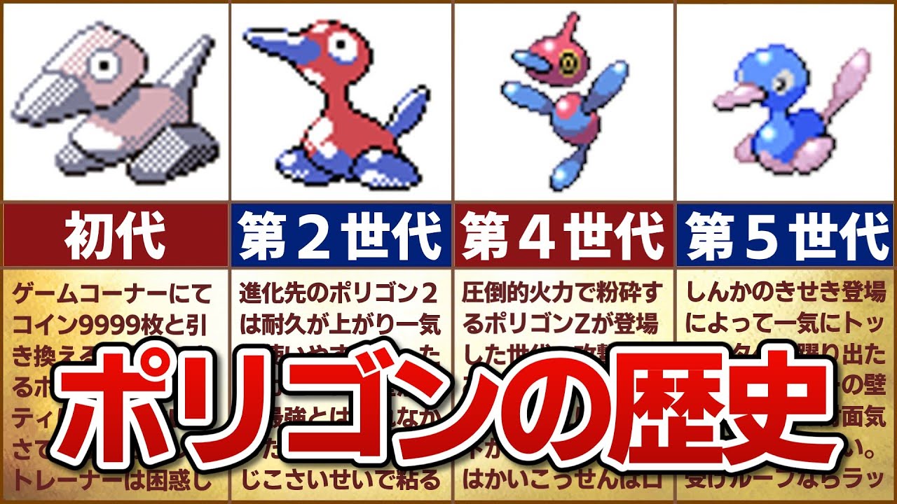 【超耐久×超火力】対戦環境におけるポリゴン～ポリゴンZの歴史
