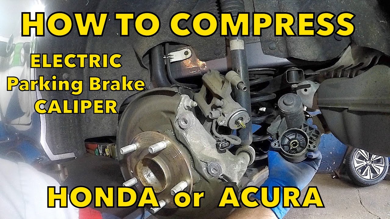 Как сжать задний электрический суппорт парктроника на Honda или Acura (сделай сам) без необходимо...