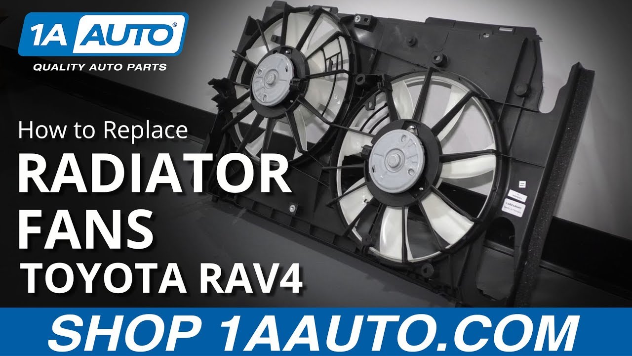 How to Replace Radiator Cooling Fans 06-12 Toyota RAV4