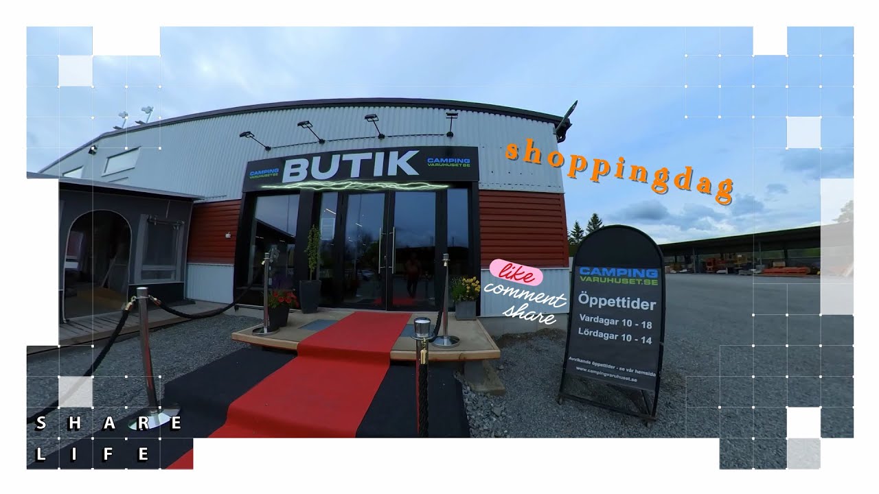 Shoppingdag i Enköping på Campingvaruhuset, landets förmodligen största. #concorde #husbil