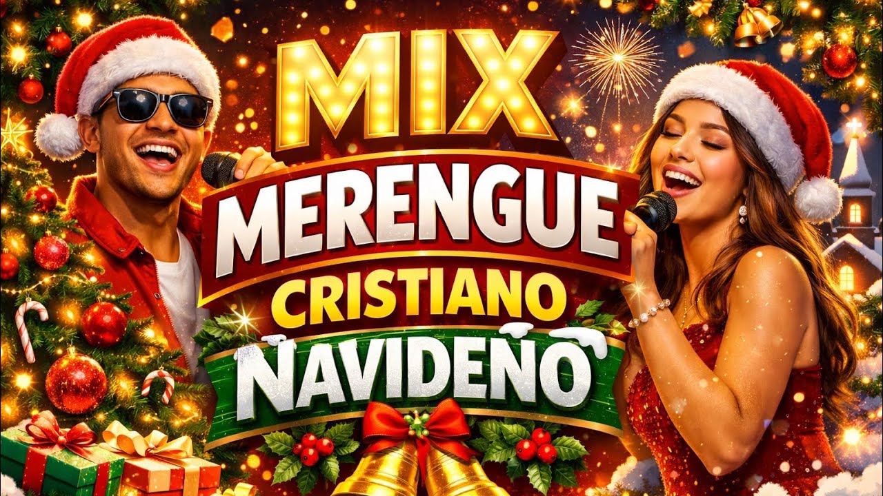💥Este Mix de Merengue Cristiano Navideño Está Bendiciendo a Miles 🎄🎅🏻✝️