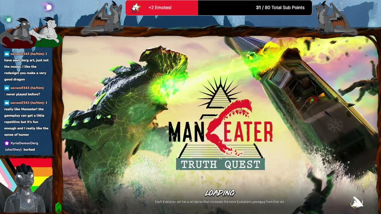 A gift game from a friend, Maneater! (Maneater 02/22/2026)