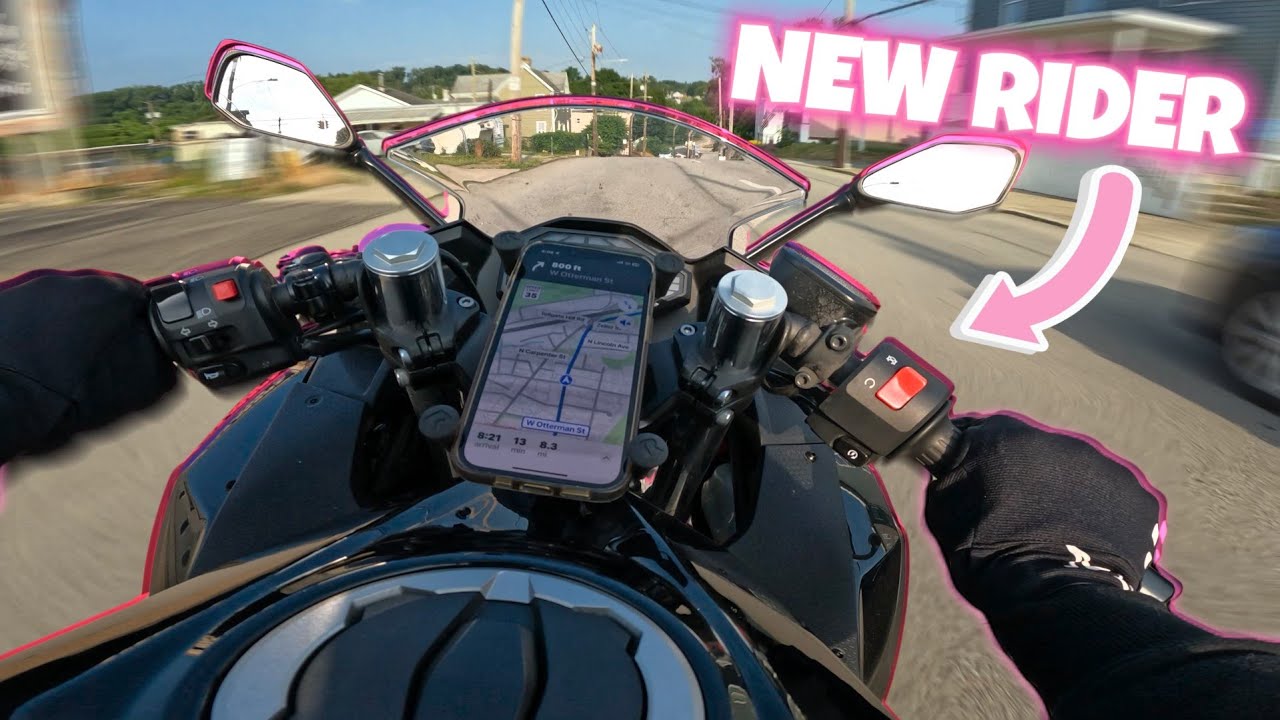 Еду на работу на своём NINJA 500! | Girl MotoVlog