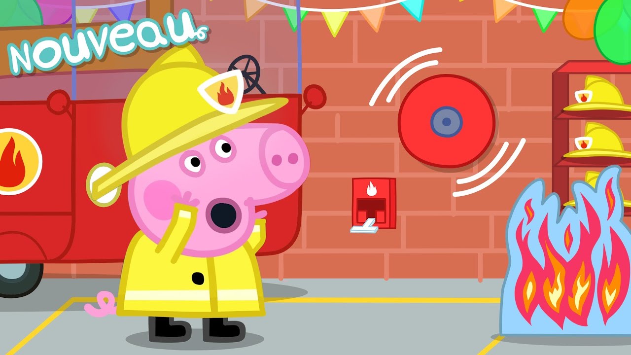 Les histoires de Peppa Pig 🚒 La caserne des pompiers 🚨 Épisodes de Peppa Pig