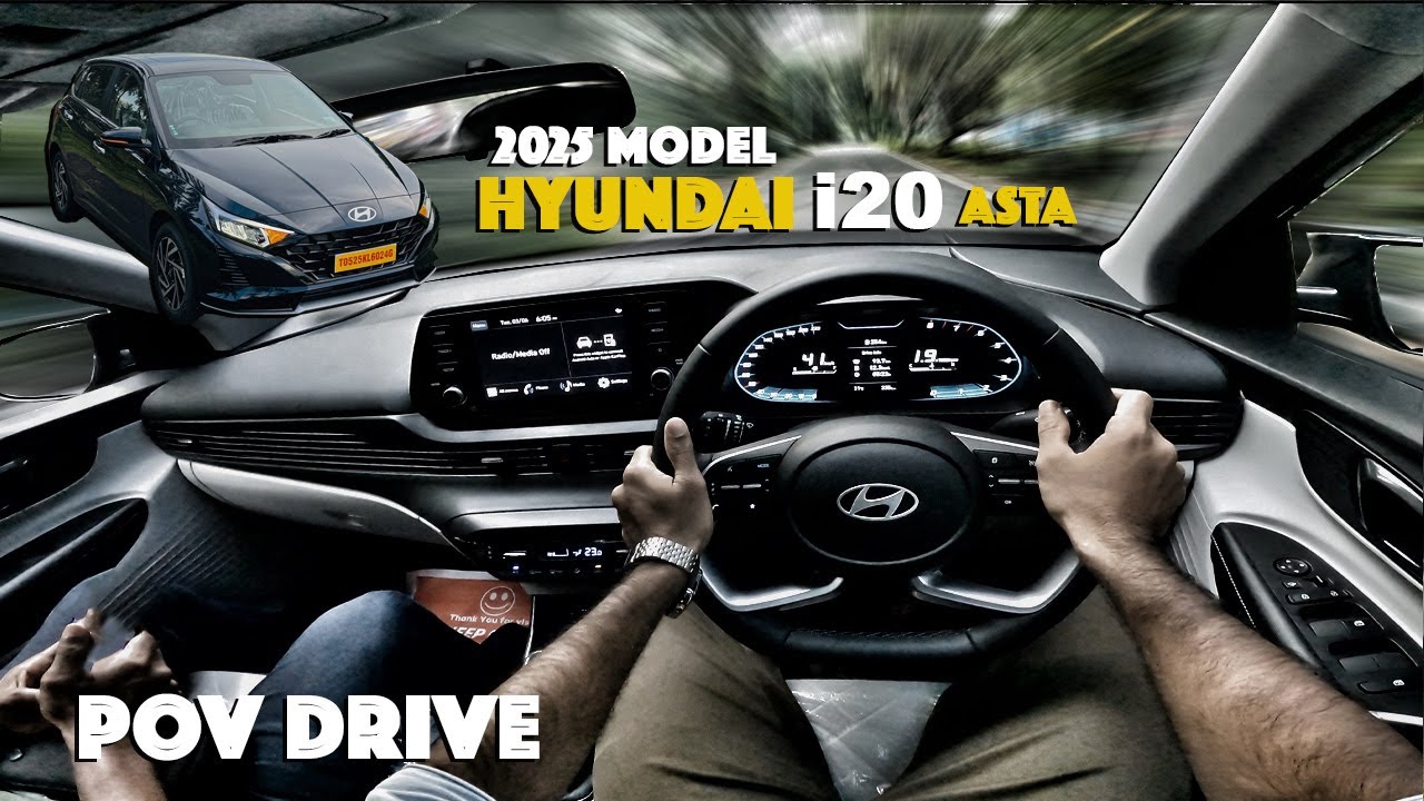 HYUNDAI i20 ASTA 2025 | 1.2 L 82 BHP | POV DRIVE | HYUNDAI i20 TOP MODEL 2025 | i20 ASTA |