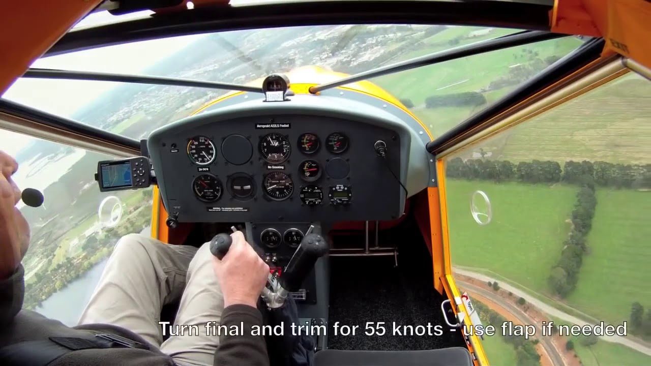 A22LS Foxbat take off and landing