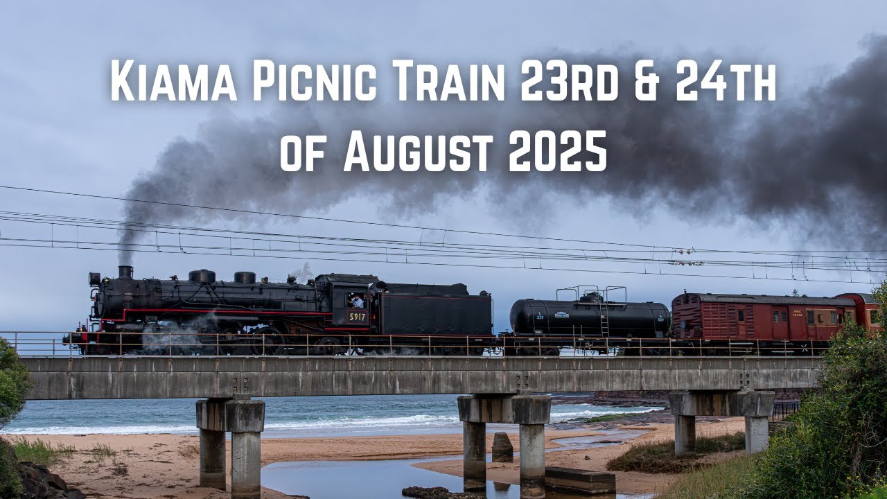 Kaelan's Trains Vlog 196: Kiama Picnic Train 23rd & 24th of August 2025