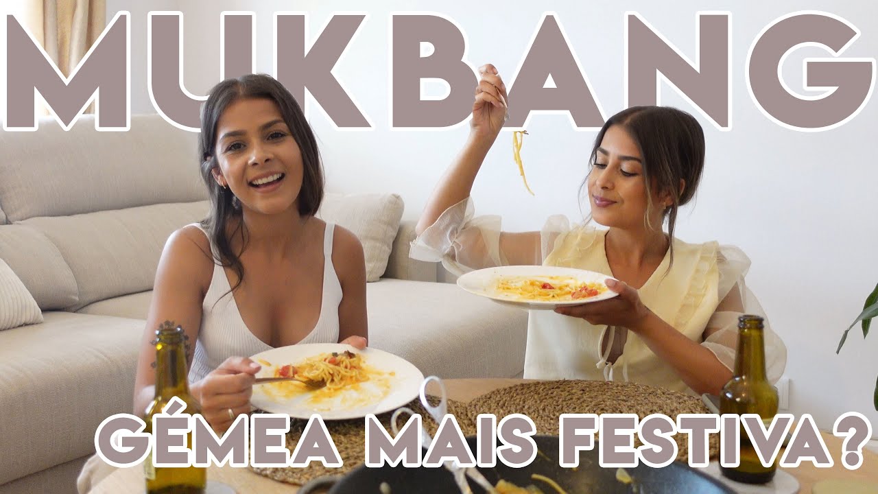 MUKBANG COM IRMÃ GÉMEA | QUEM É MAIS DE SAIR À NOITE?