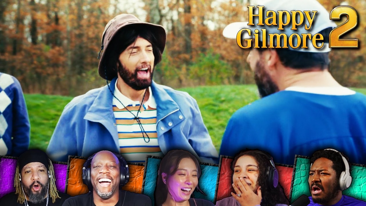 Reactors Reacting to EMINEM EATEN BY ALLIGATORS | Happy Gilmore 2 (2025)