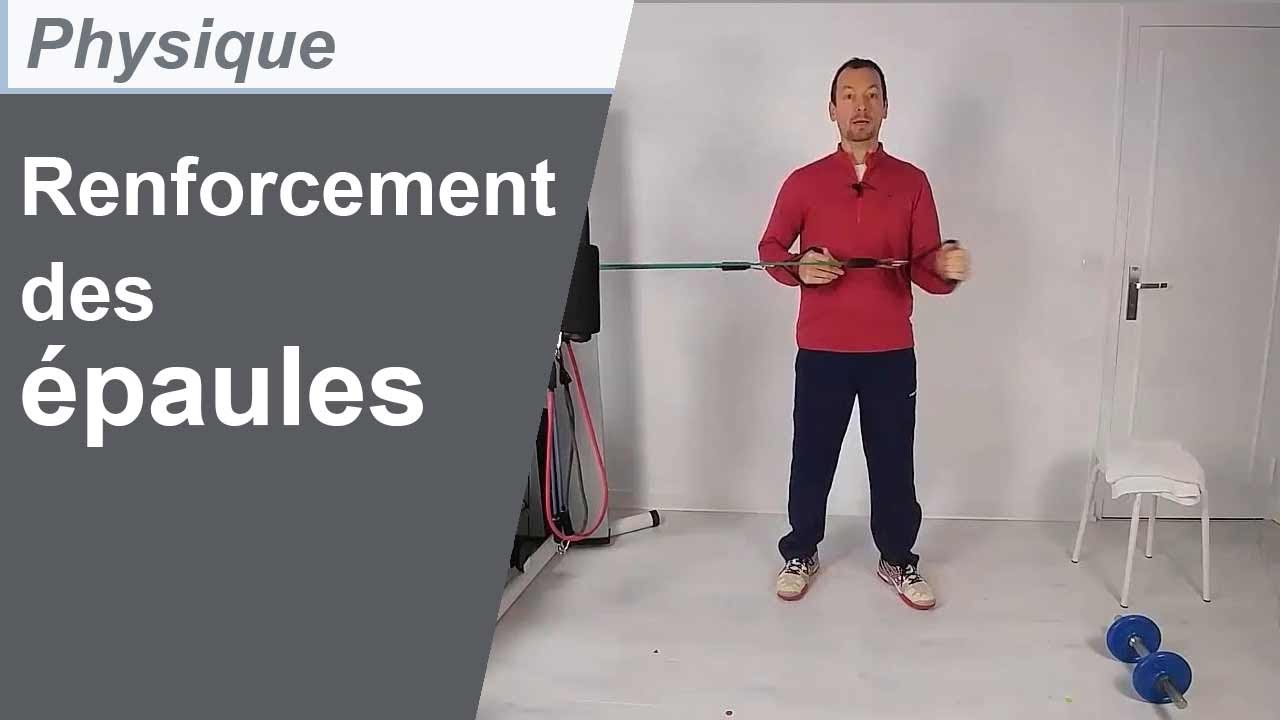 Renforcement musculaire des épaules pour le tennis