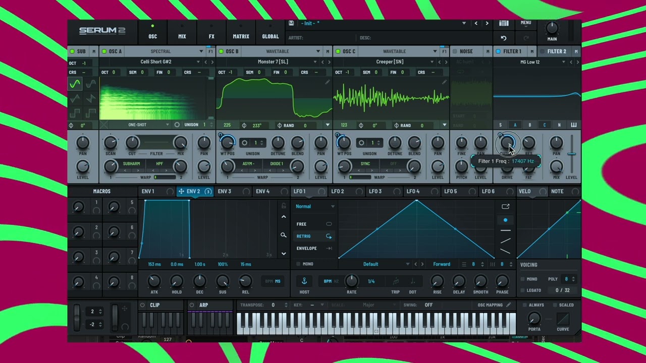 Serum 2 Celli Monster Stomp Bass (Sound Design Tutorial)