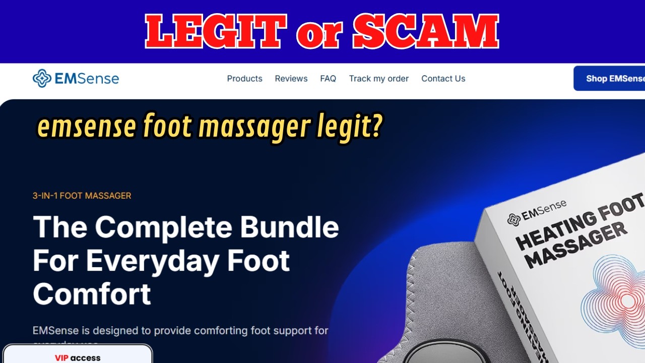 EMSense Foot Massager Review &ndash; Legit or Scam?