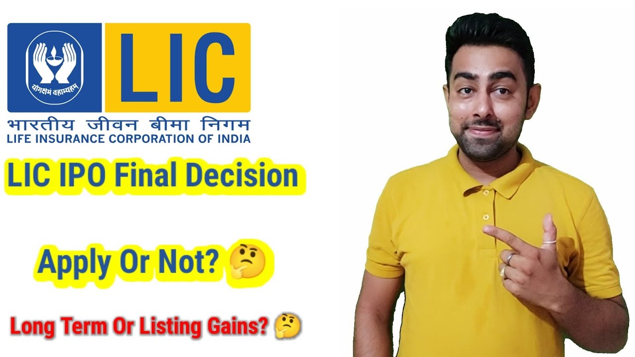 LIC IPO Apply Or Not? | Final Decision | Jayesh Khatri