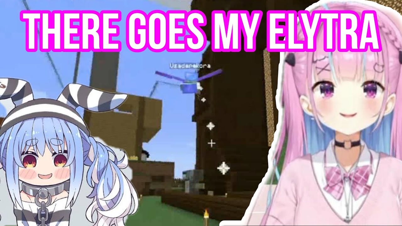 Pekora Give Aqua a Well Mannered Minecraft Joke Welcome| Minecraft [Hololive/Eng Sub]