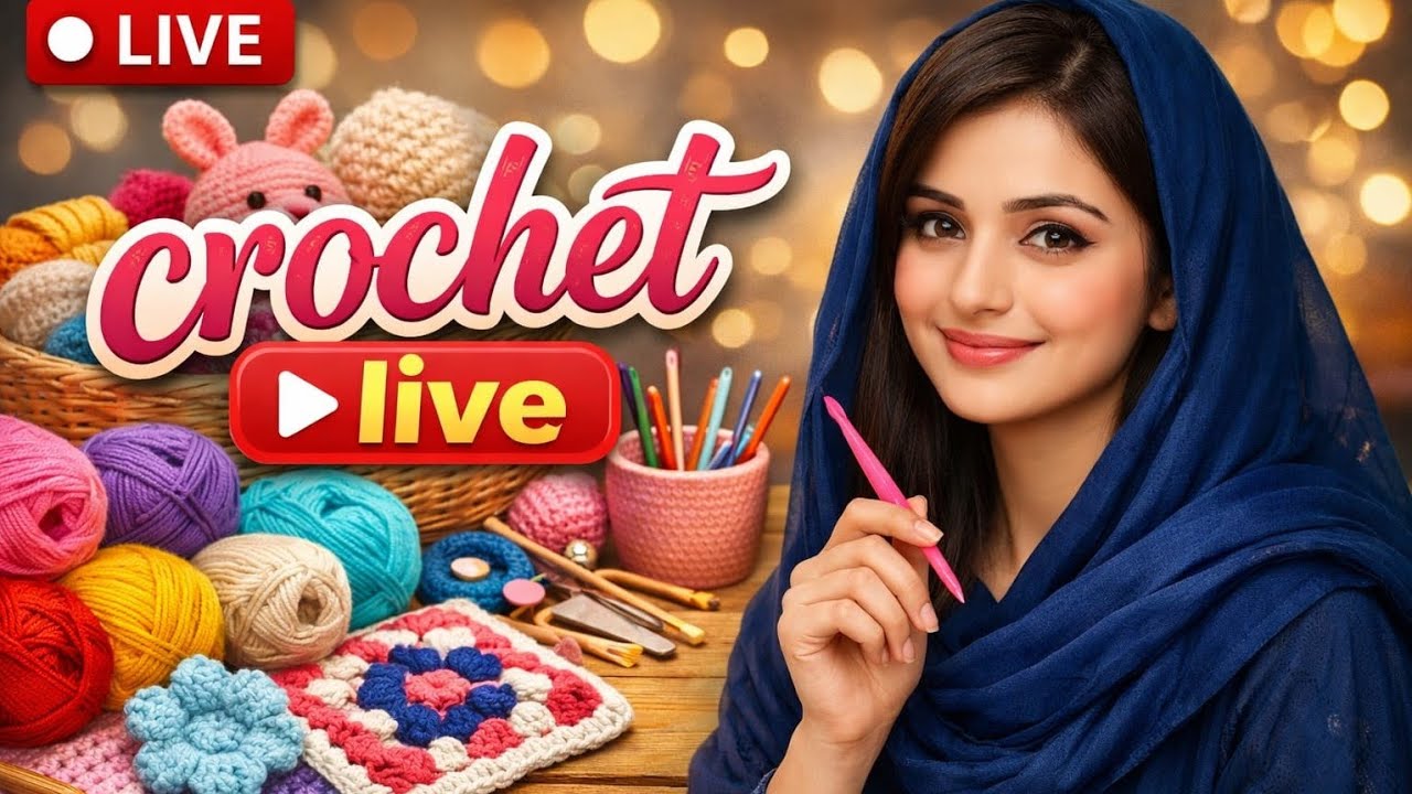 Crochet Live Tutorial Step by Step | Easy Crochet for Beginners
