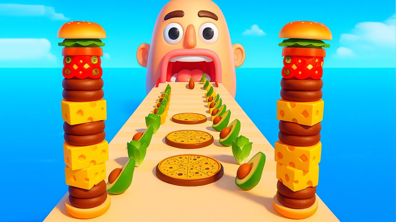 Sandwich Runner - All Level Gameplay Android,iOS - NEW BIG APK UPDATE