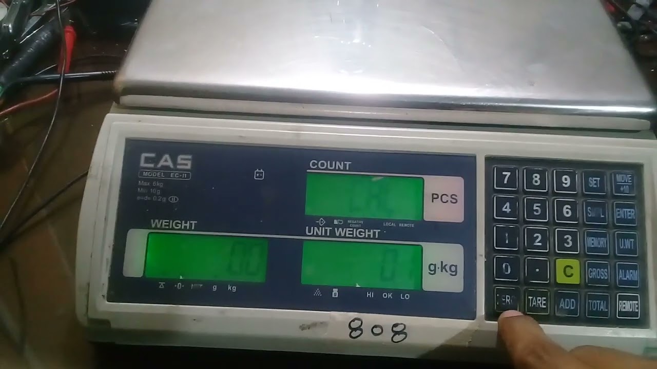 calibración CAS EC-11