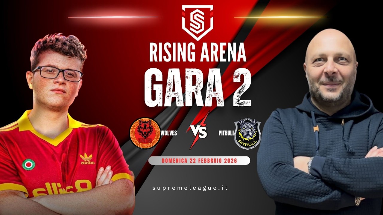 RISING ARENA Gara 2  |  WOLVES vs PITBULL | Supreme League | il Team di @sickwolf scende in campo.
