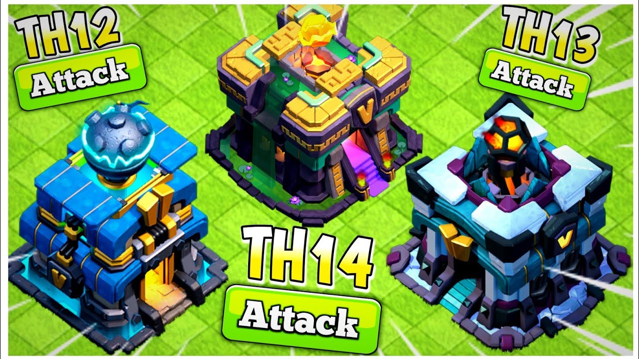 Top 3 Attack Strategy|Th14 Inferno Dragon Attack |Inferno Dragon Balloon Attack Strategy Th14|-Coc