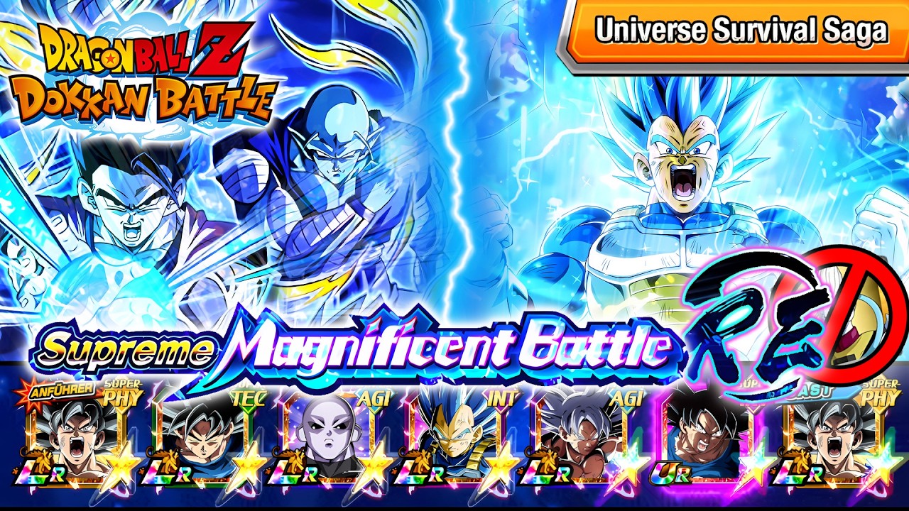 Universe Survival Saga Vs. Universe 7 - SUPREME M. BATTLE: RE [USS] • DBZ: Dokkan Battle (4K 60FPS)