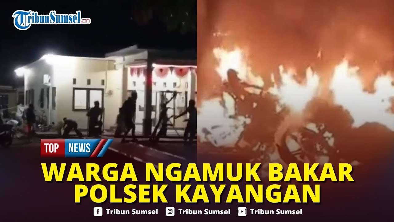 🔴Warga Ngamuk! Geruduk & Bakar Polsek Kayangan Lombok Utara, Dipicu ASN Tewas Usai Dituding Curi HP