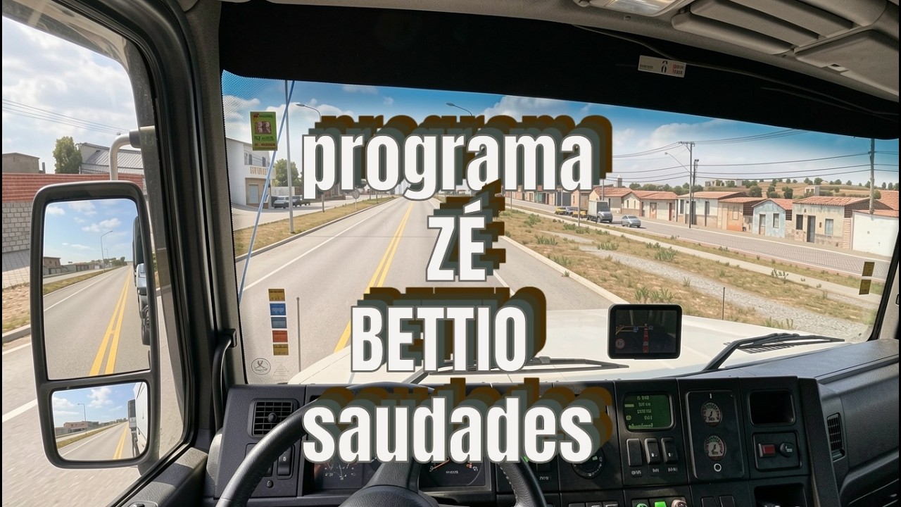 Na estrada com  -programa Zé Bettio radio record anos 90