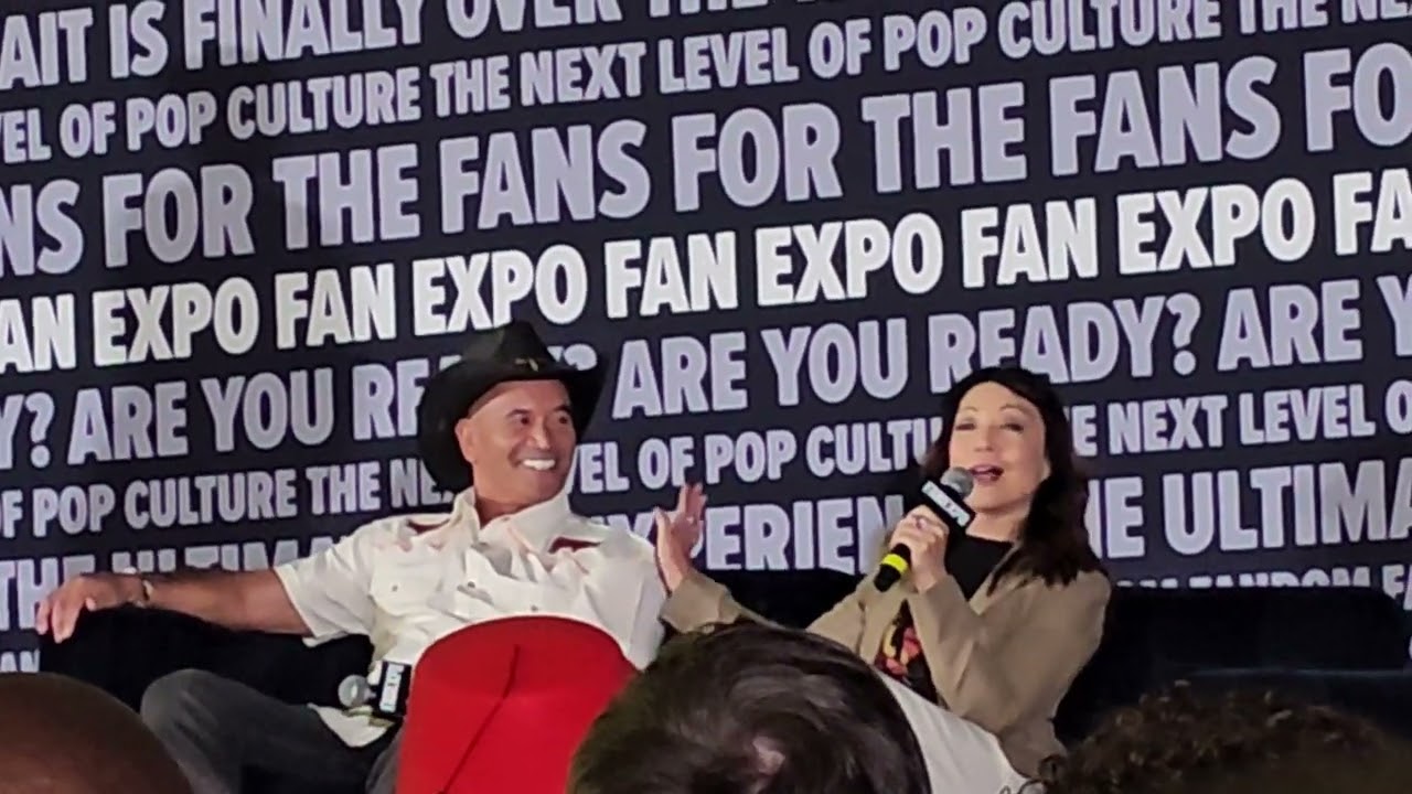 Ming-Na Wen And Temuera Morrison at FAN EXPO DALLAS 2024