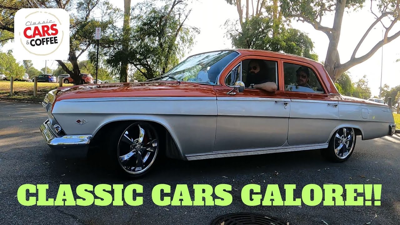 Classic Cars Galore at Classic Cars and Coffee UWA Perth