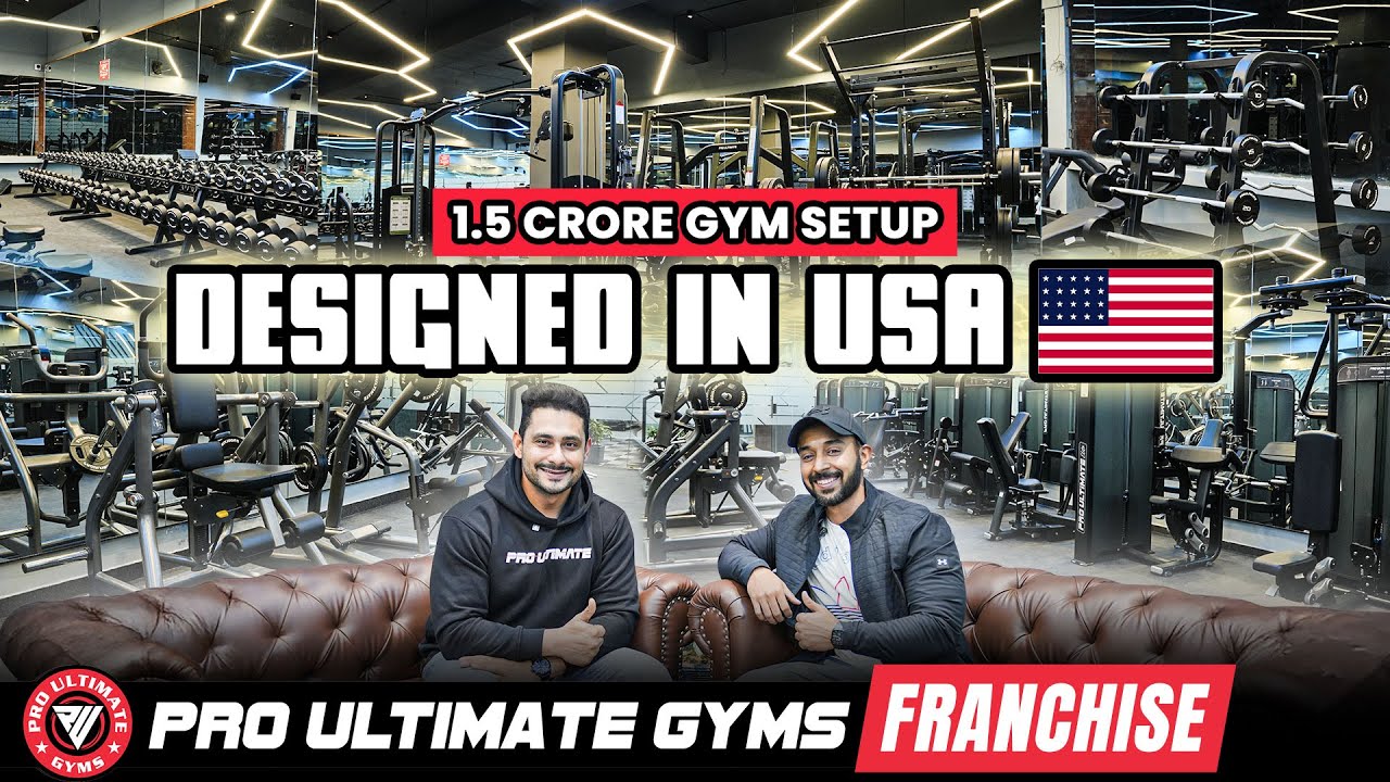 Designed in USA - 1.5 CRORE Luxury Gym Setup | Pro Ultimate Gyms - Sector 8, Panchkula