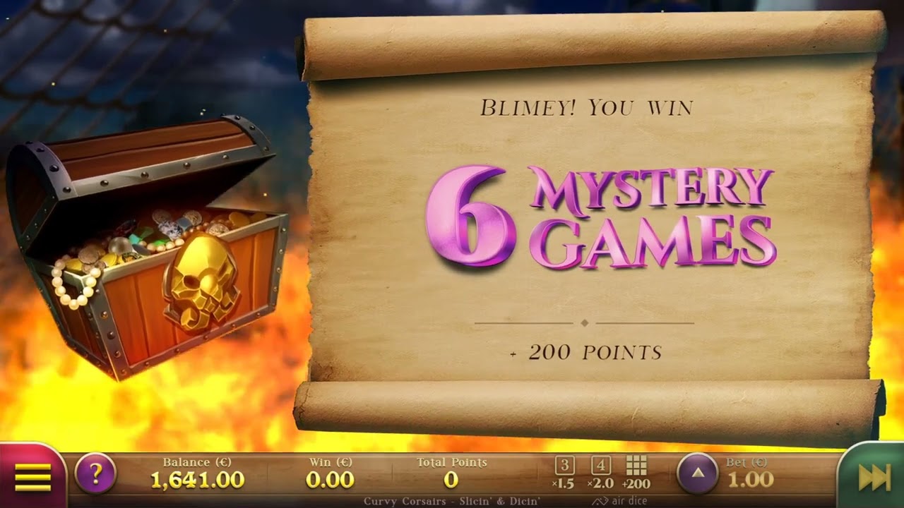 Curvy Corsairs Slicin Dicin Dice Game - Big Win - Air Dice Casino Game Studio