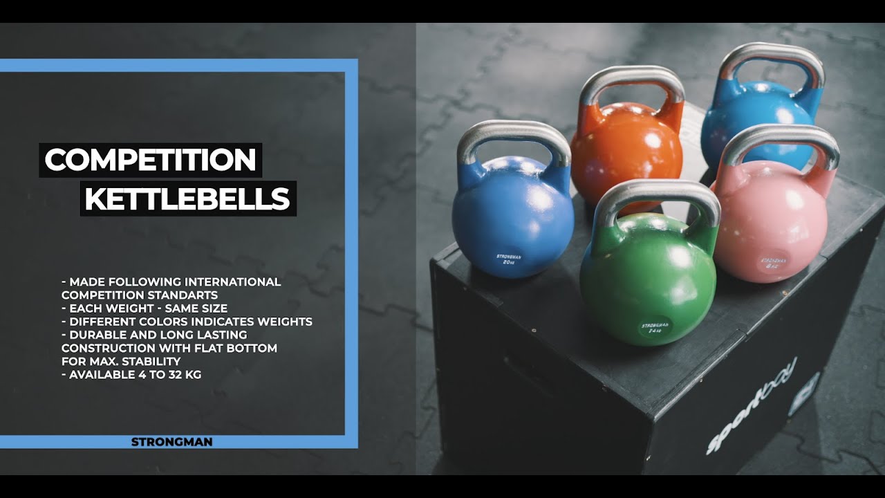 Strongman Competition Kettlebells 4 to 32 kg
