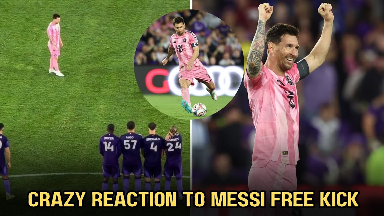 Crazy Reaction to Messi Free kick And come back Vs Orlando City 