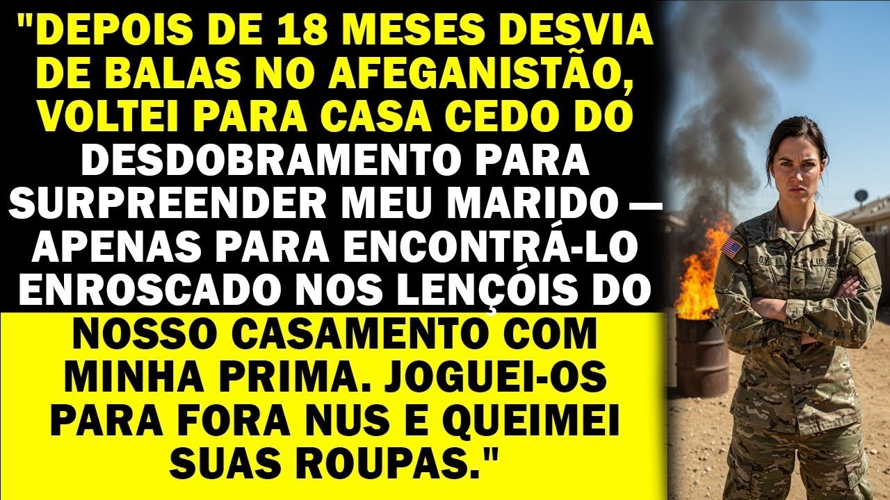 “Eu sobrevivi à implantação militar… mas em casa descobri a traição do meu marido com minha prima