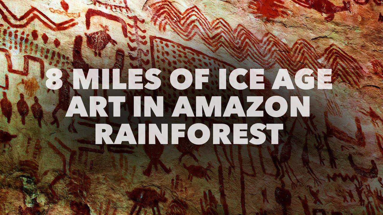 8 MILES OF ICE AGE ART in Amazon Rainforest