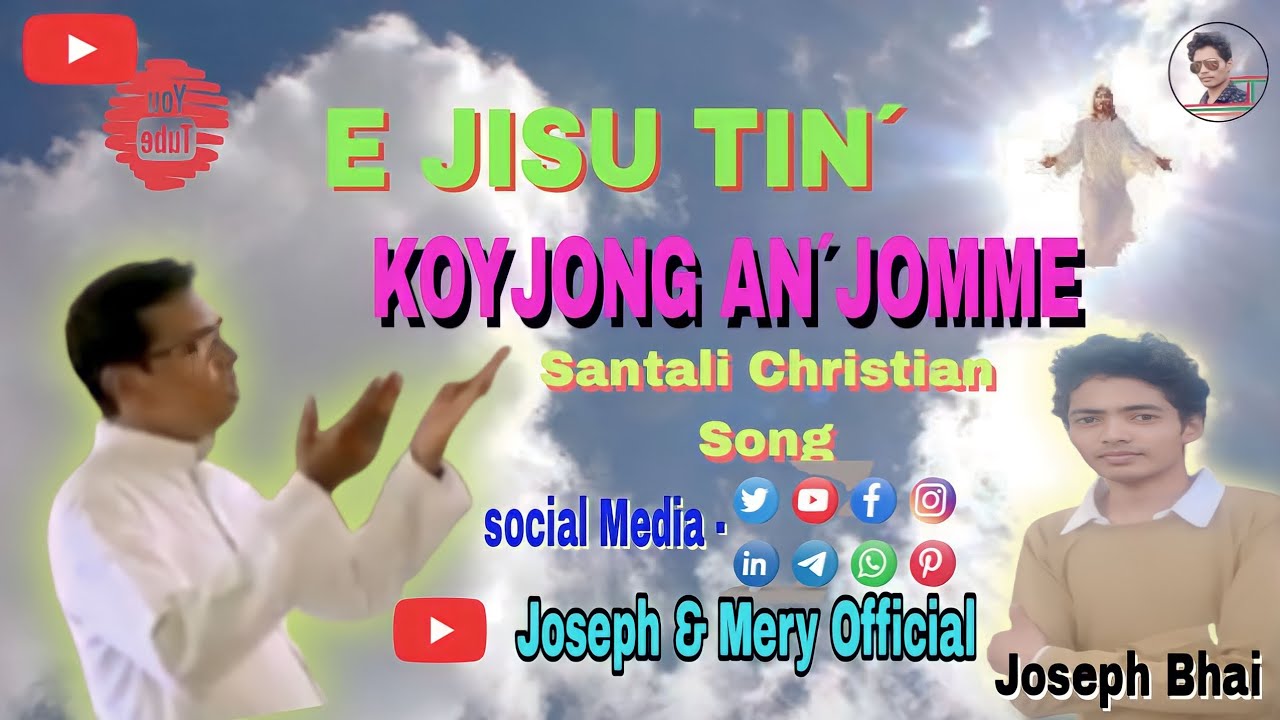 E  JISU TIN&acute; KOYJONG AN&acute;JOMME||New Santali Christian Song||Jisu Song||#2023#Joseph & Mery Official