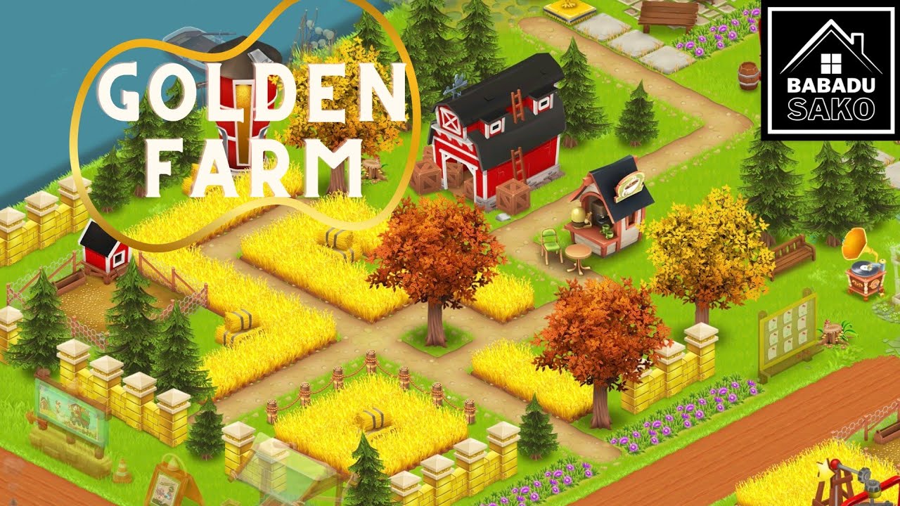 Hay Day : FarmDesign! ep.54 : Golden farm