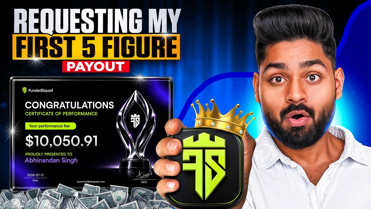 Requesting My First 5-Figure Single Payout From Funded Squad PropFirm | Live Payout Proof (2026)