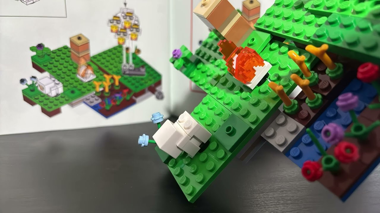 Building Minecraft bee farm￼