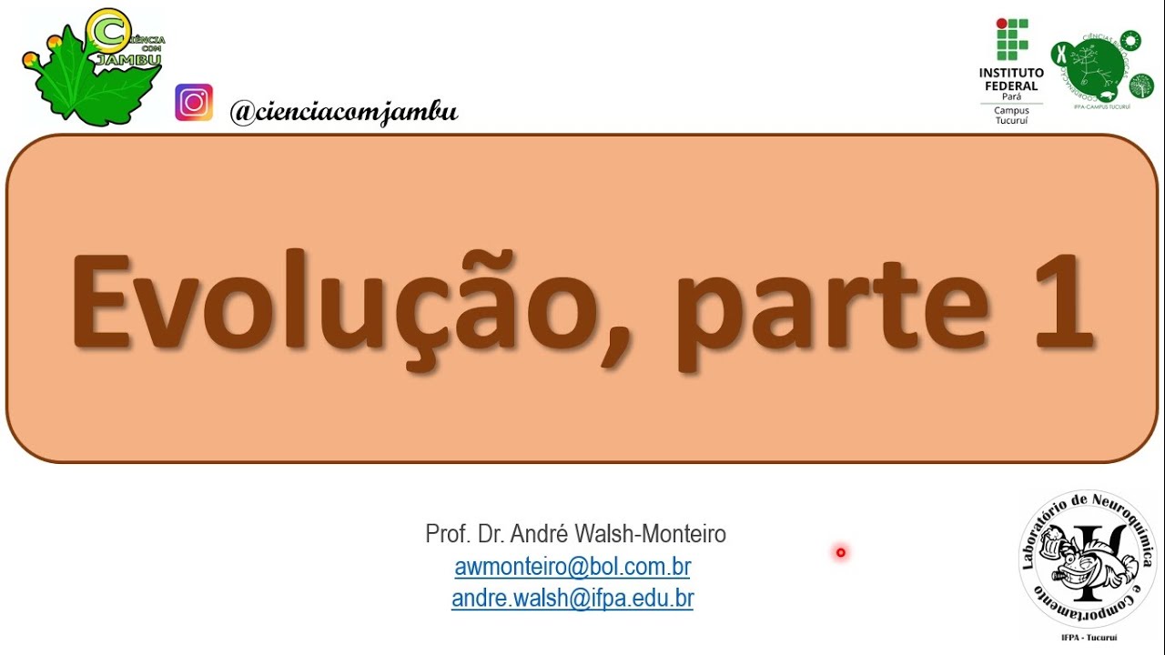 Evolução (E.M./ENEM): Conceitos iniciais, aula 1