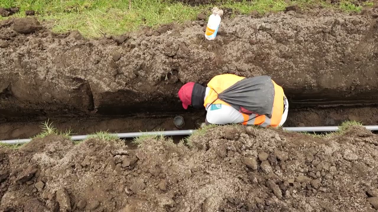 Obra agua Potable en San Joaquin