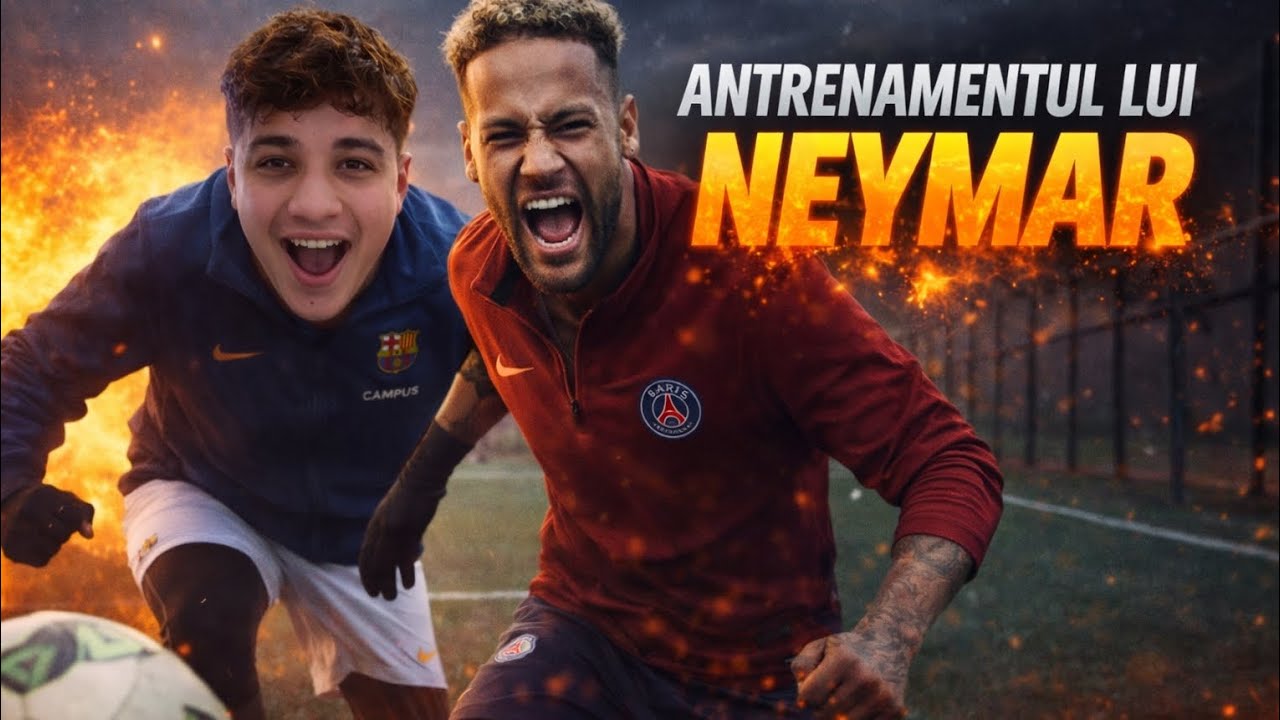 Antrenamentul lui Neymar!