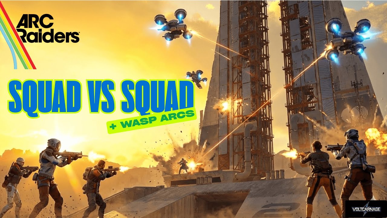 ARC Raiders Launch Tower Showdown | Squad vs Squad + Wasp ARCs