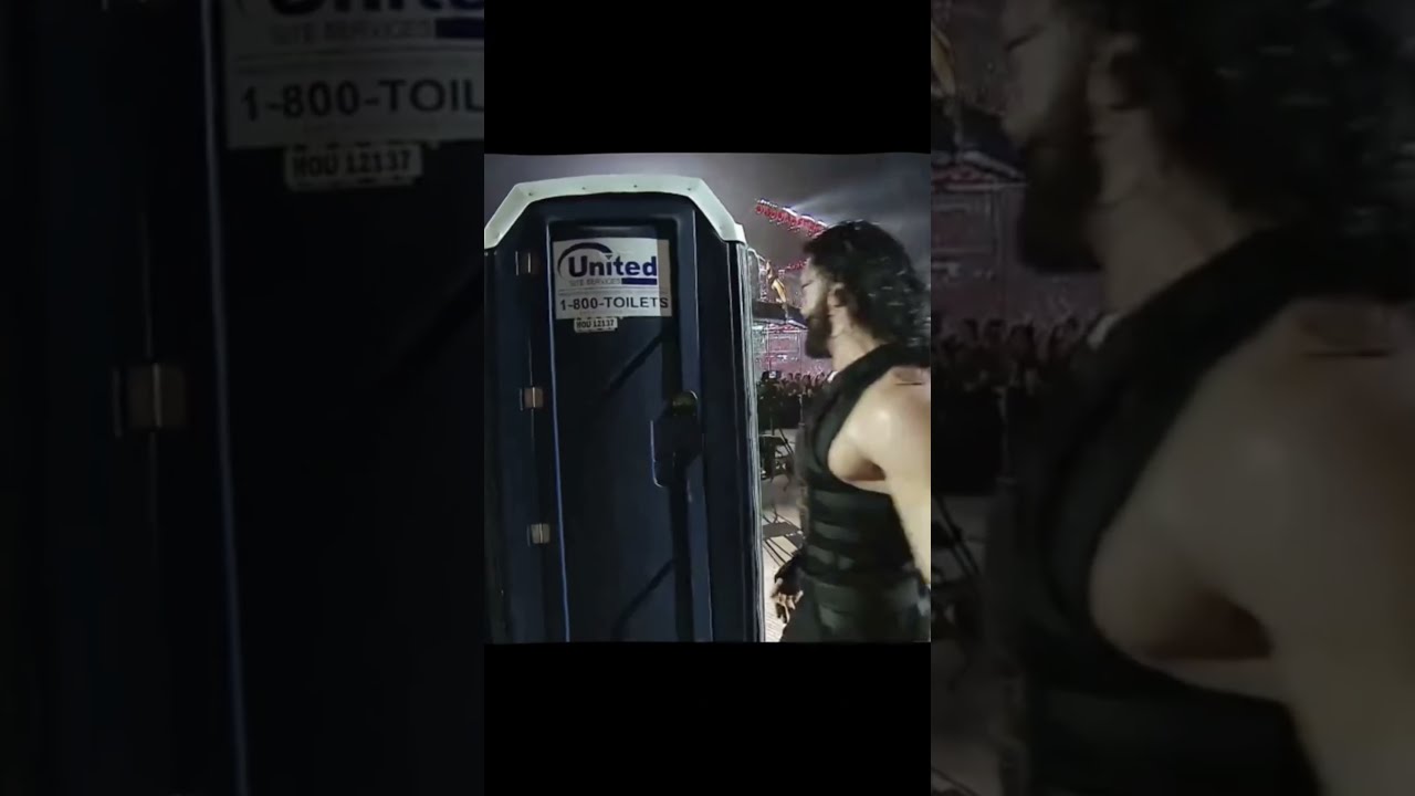 ROMAN REIGNS WENT BEAST MODE 😳 | CORBIN + SECURITY DESTROYED #shorts