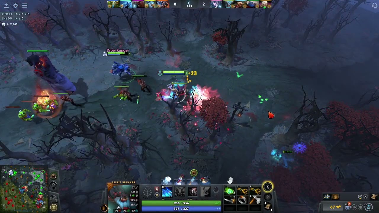 Dota 2  Day 1 Using Spirit Breaker Support.......