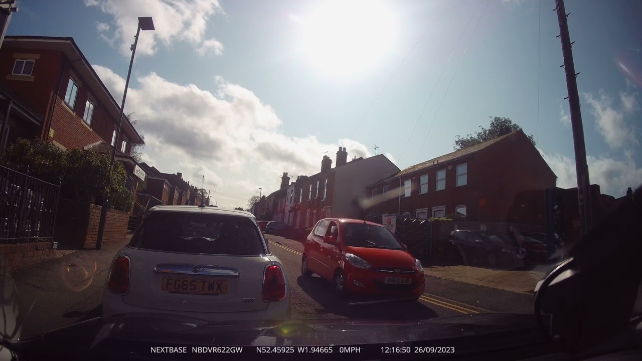 Drive in Birmingham Haglei road to aston university september 2023