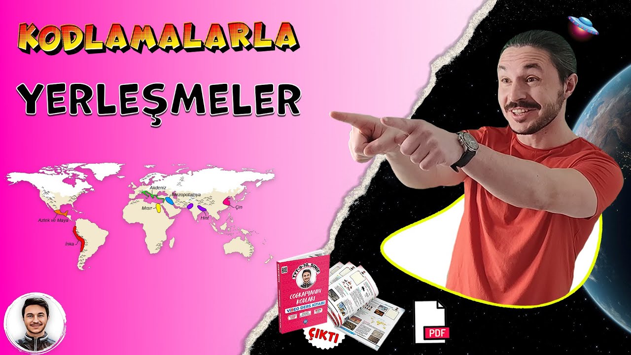 9.sınıf coğrafya 2.ünite Beşeri sistemler 🌎 Tyt coğrafya Yerleşmeler Konu anlatımı 📂PDF