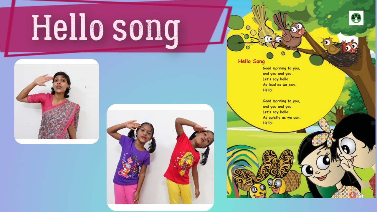 Hello song | First standard English rhymes | Samacheer kalvi
