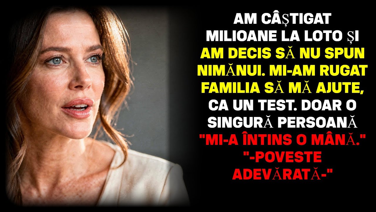 Am câștigat milioane la loterie și n-am spus nimănui - bine că am făcut-o, căci...